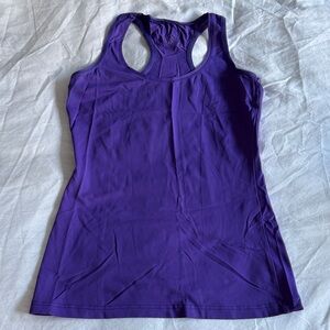 Sweaty Betty Deep Purple Racerback Running Tank Top